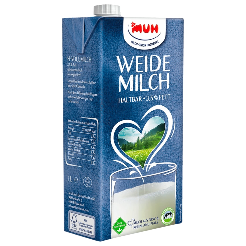 Muh H-Weidemilch 3,5% 1l